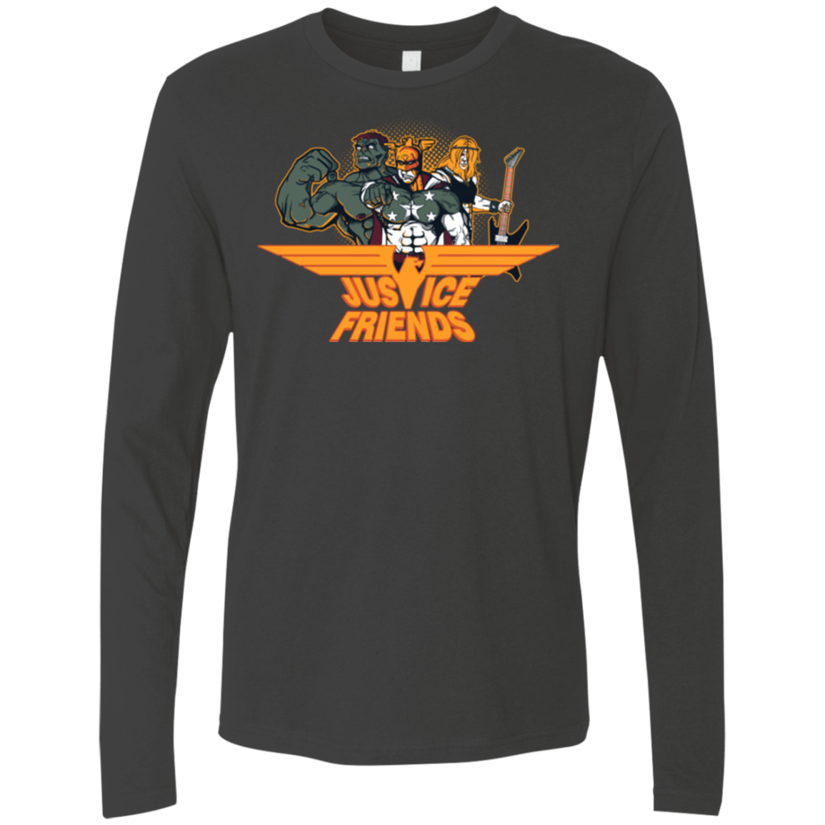 T-Shirts Heavy Metal / S Justice Friends Men's Premium Long Sleeve