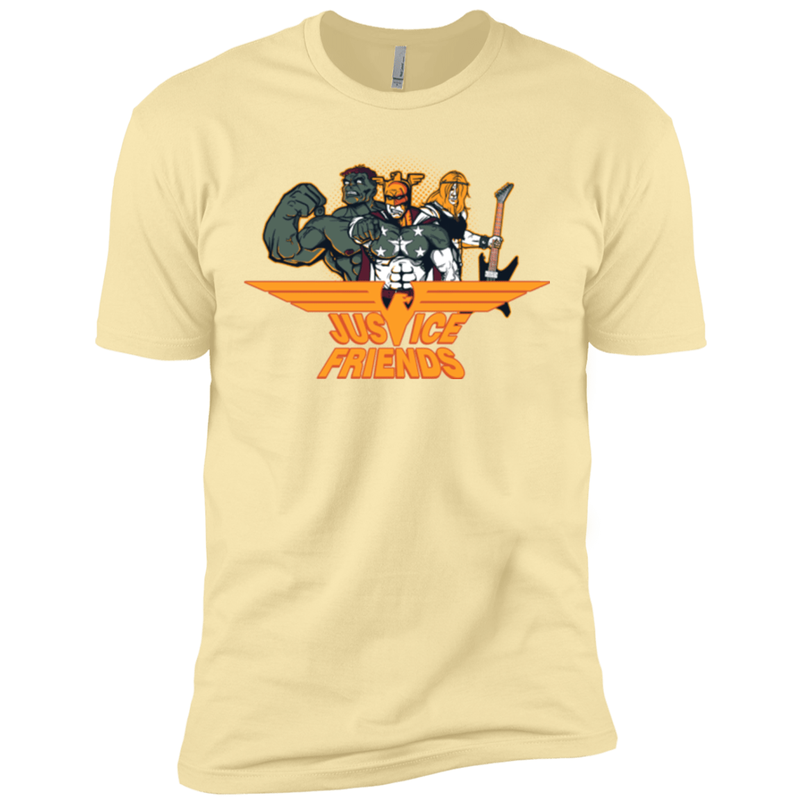 T-Shirts Banana Cream / X-Small Justice Friends Men's Premium T-Shirt