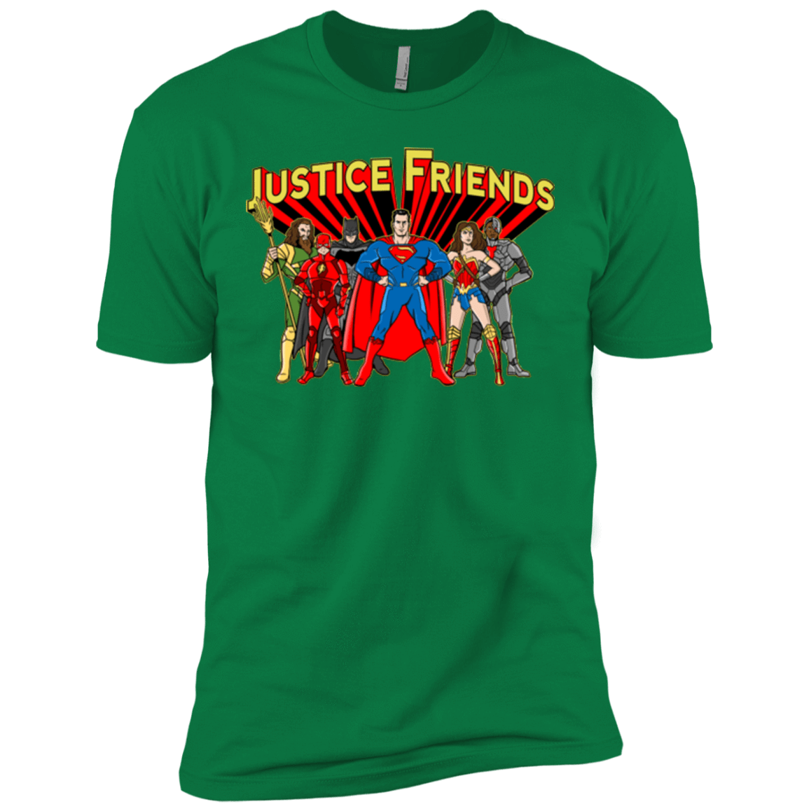T-Shirts Kelly Green / X-Small Justice Friends Men's Premium T-Shirt