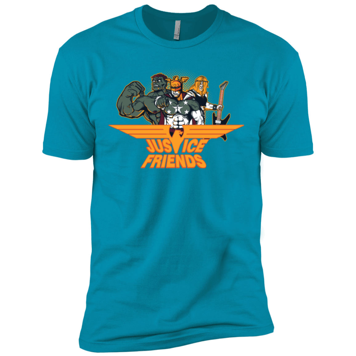 T-Shirts Turquoise / X-Small Justice Friends Men's Premium T-Shirt