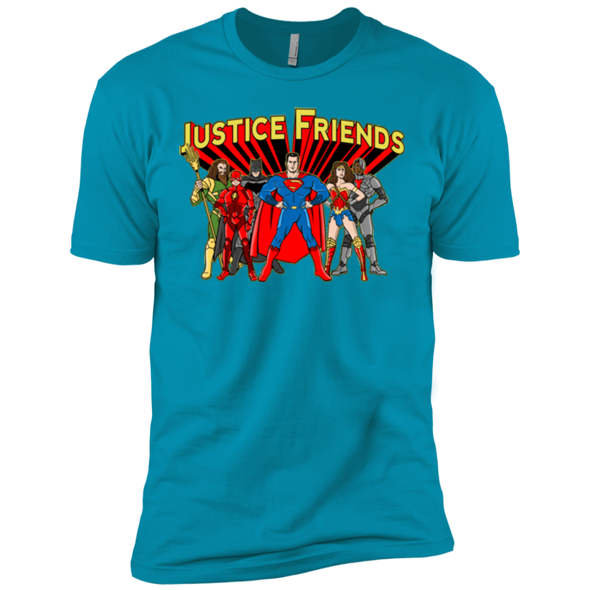 T-Shirts Turquoise / X-Small Justice Friends Men's Premium T-Shirt