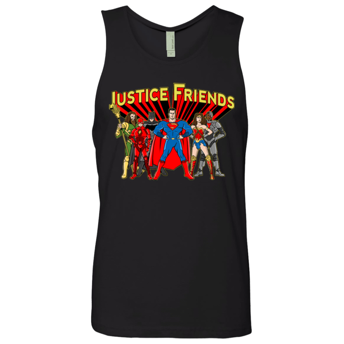 T-Shirts Black / Small Justice Friends Men's Premium Tank Top