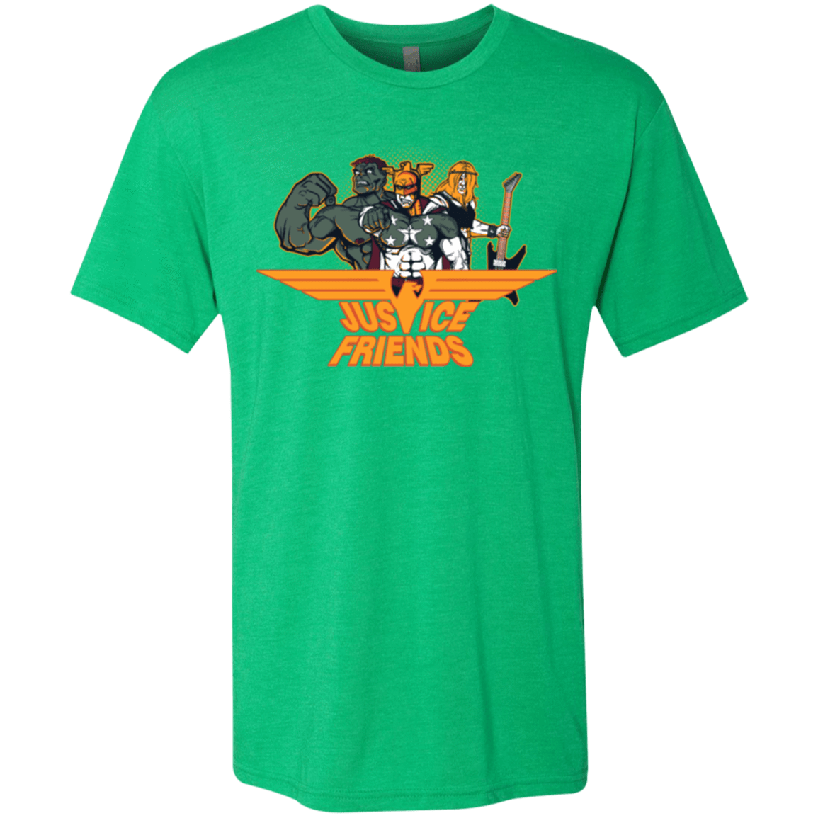 T-Shirts Envy / S Justice Friends Men's Triblend T-Shirt