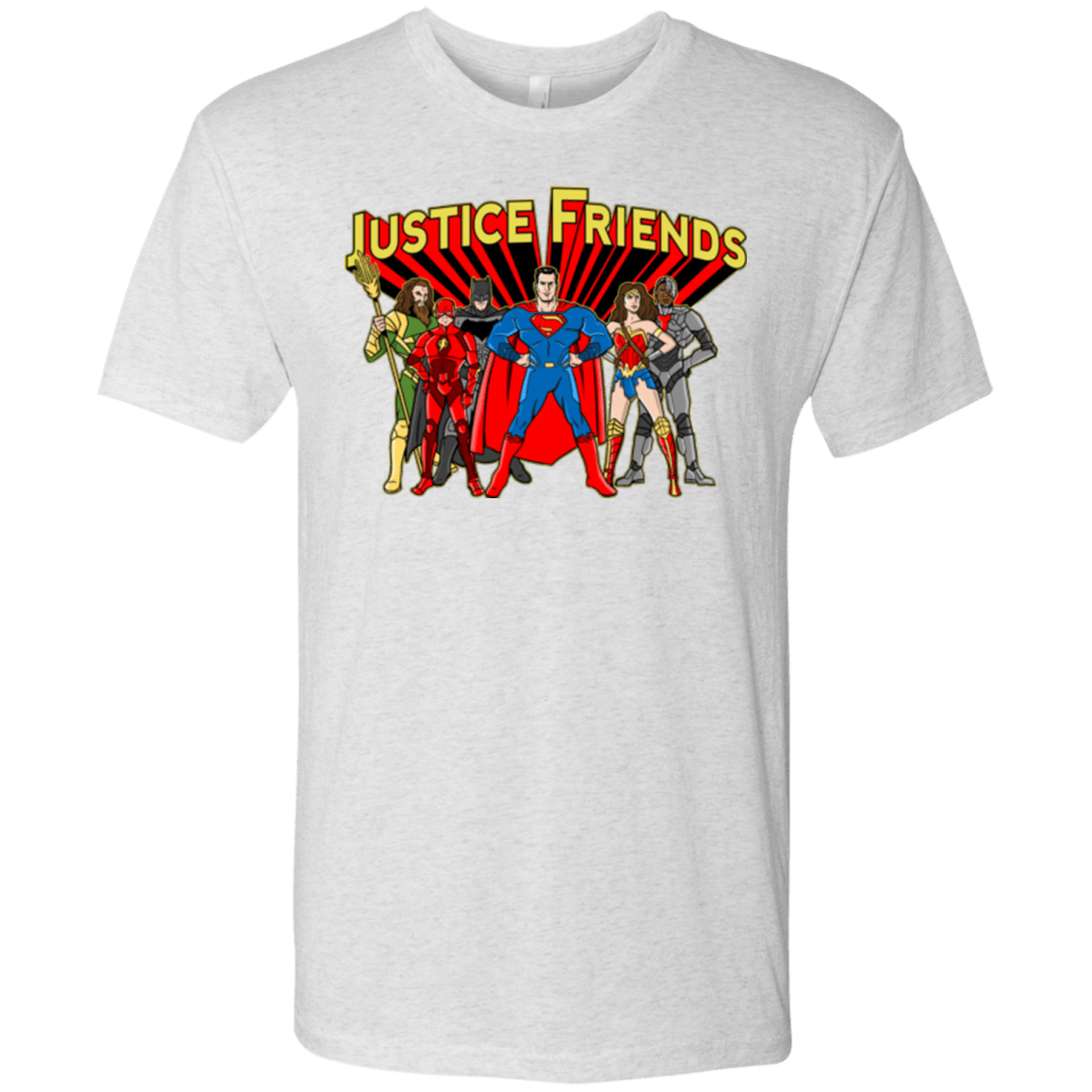 T-Shirts Heather White / Small Justice Friends Men's Triblend T-Shirt