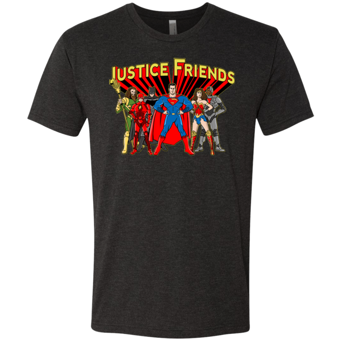 T-Shirts Vintage Black / Small Justice Friends Men's Triblend T-Shirt