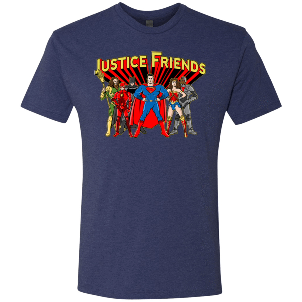 T-Shirts Vintage Navy / Small Justice Friends Men's Triblend T-Shirt
