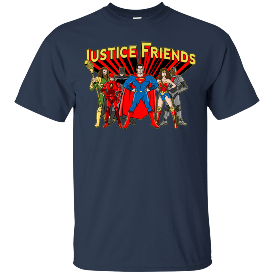 T-Shirts Navy / Small Justice Friends T-Shirt