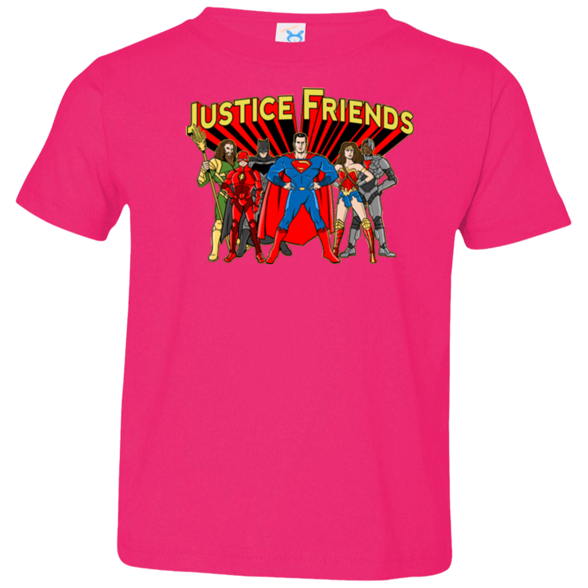 T-Shirts Hot Pink / 2T Justice Friends Toddler Premium T-Shirt