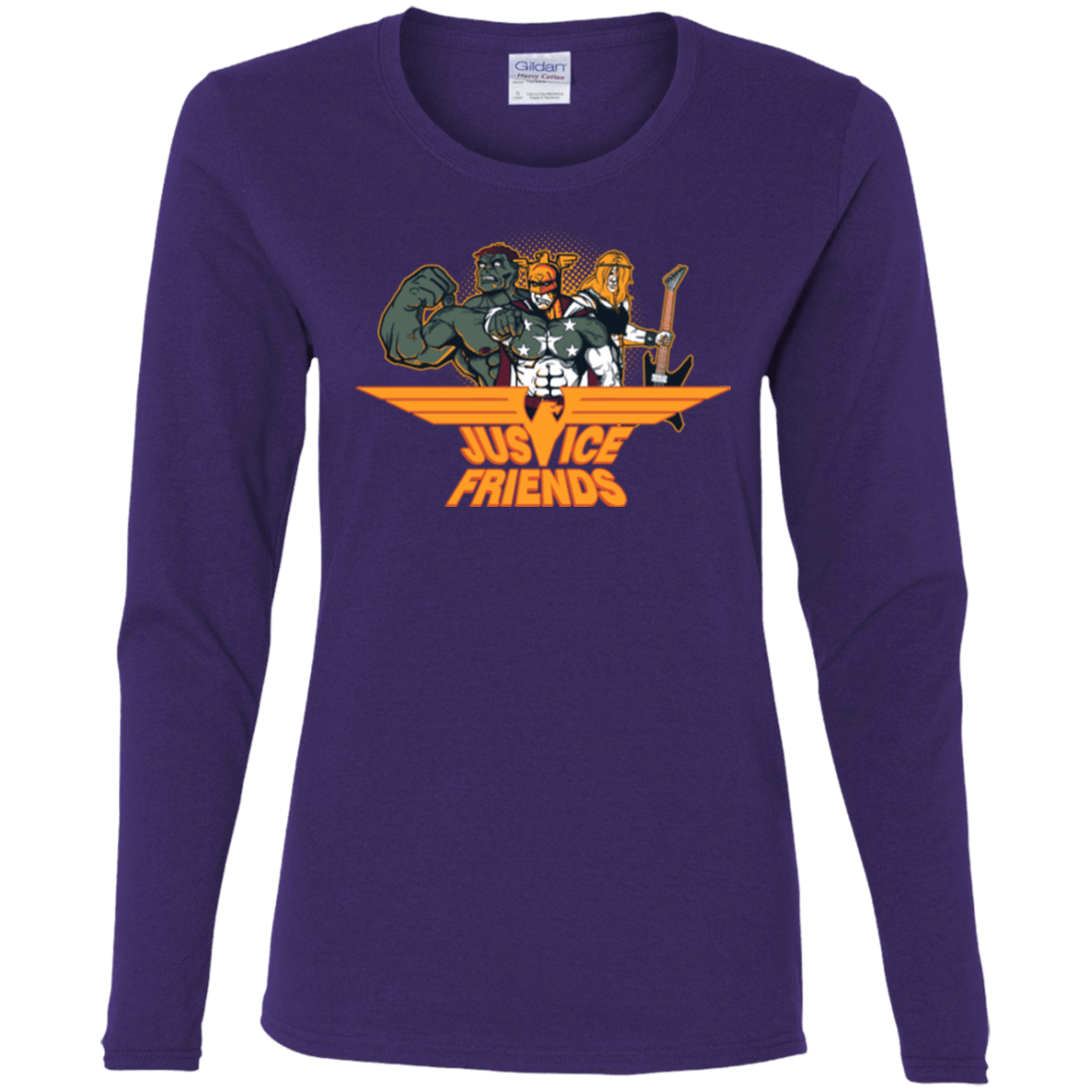 T-Shirts Purple / S Justice Friends Women's Long Sleeve T-Shirt
