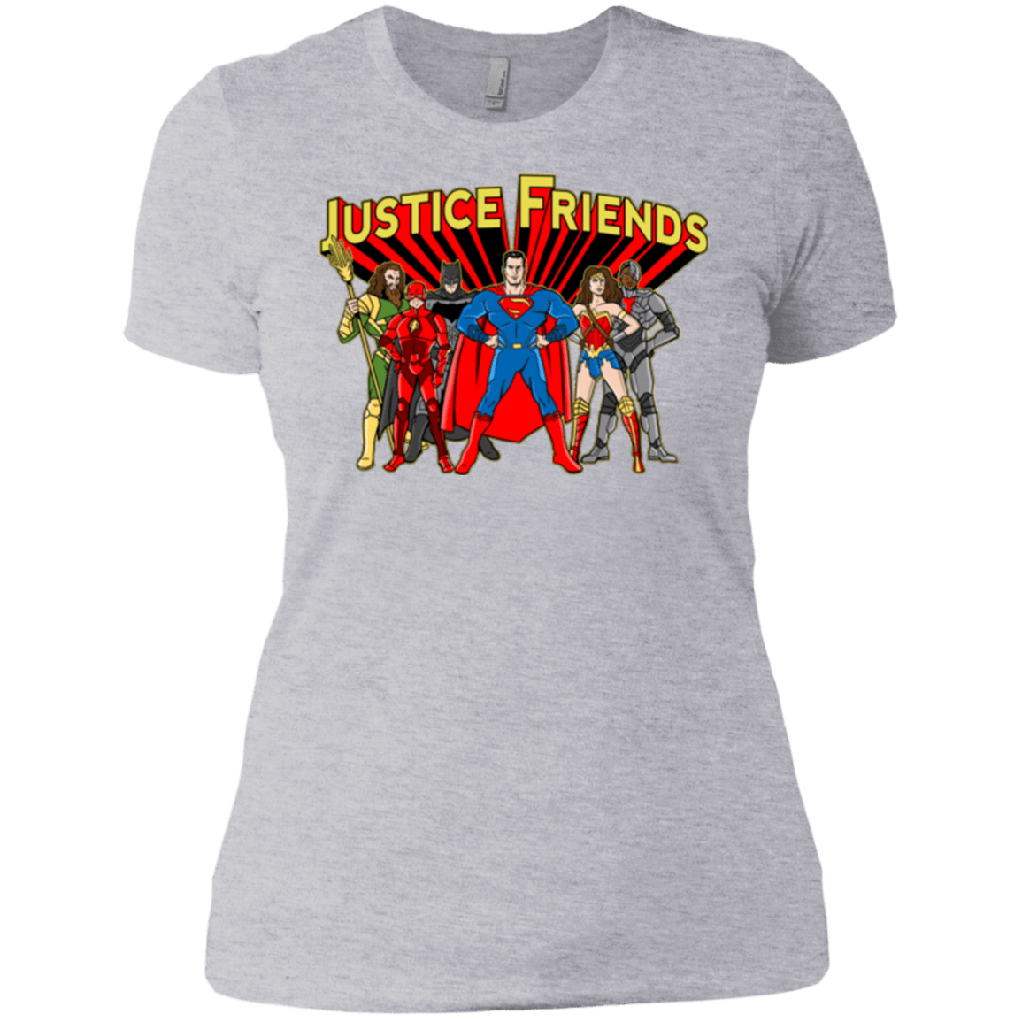 T-Shirts Heather Grey / X-Small Justice Friends Women's Premium T-Shirt