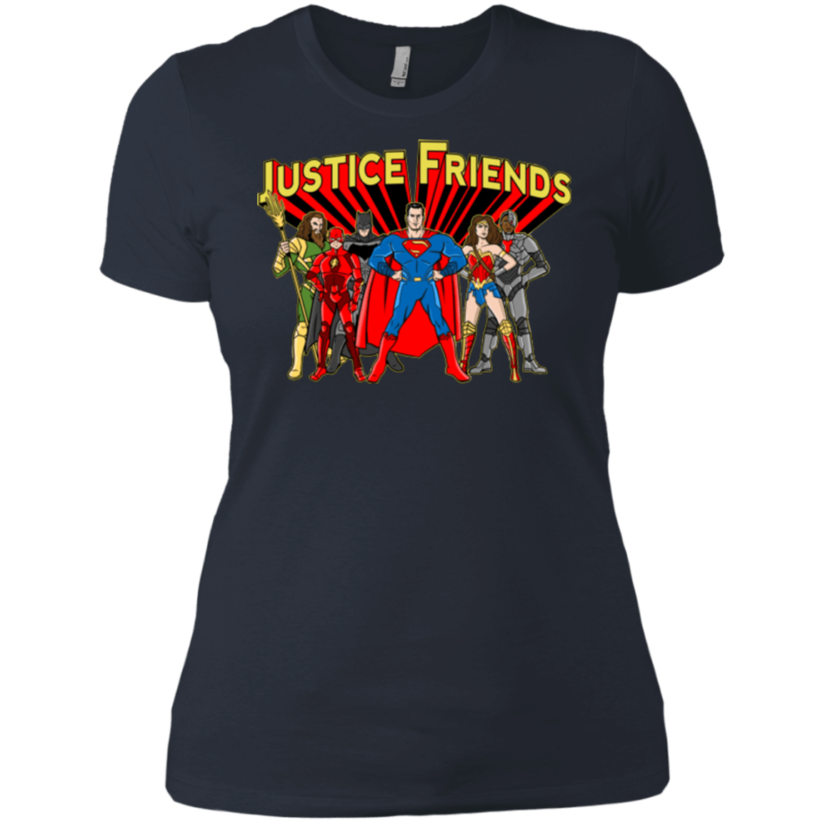 T-Shirts Indigo / X-Small Justice Friends Women's Premium T-Shirt