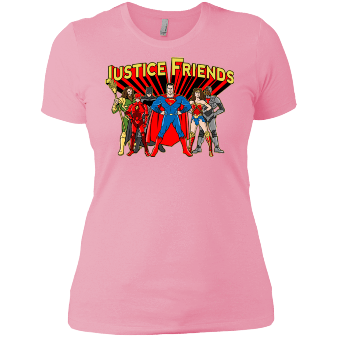 T-Shirts Light Pink / X-Small Justice Friends Women's Premium T-Shirt