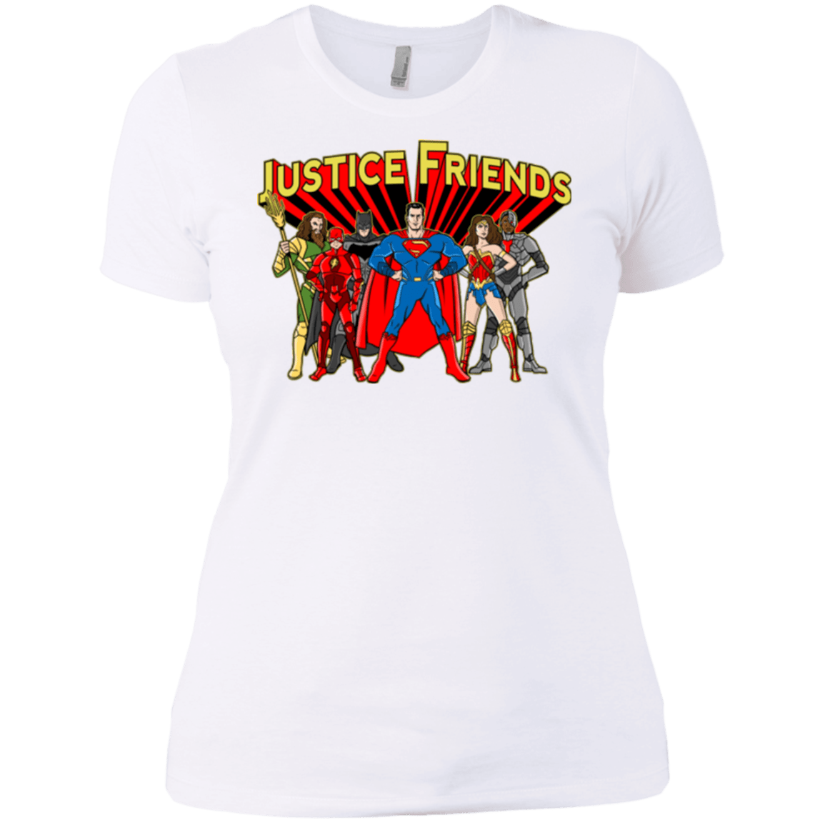 T-Shirts White / X-Small Justice Friends Women's Premium T-Shirt