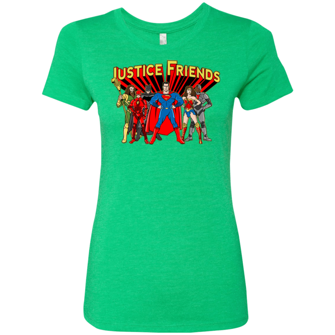 T-Shirts Envy / Small Justice Friends Women's Triblend T-Shirt