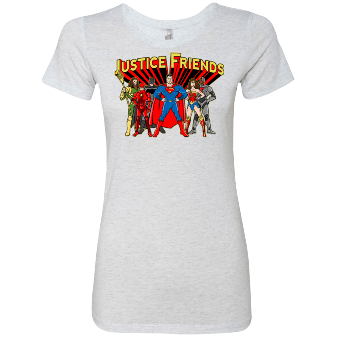 T-Shirts Heather White / Small Justice Friends Women's Triblend T-Shirt
