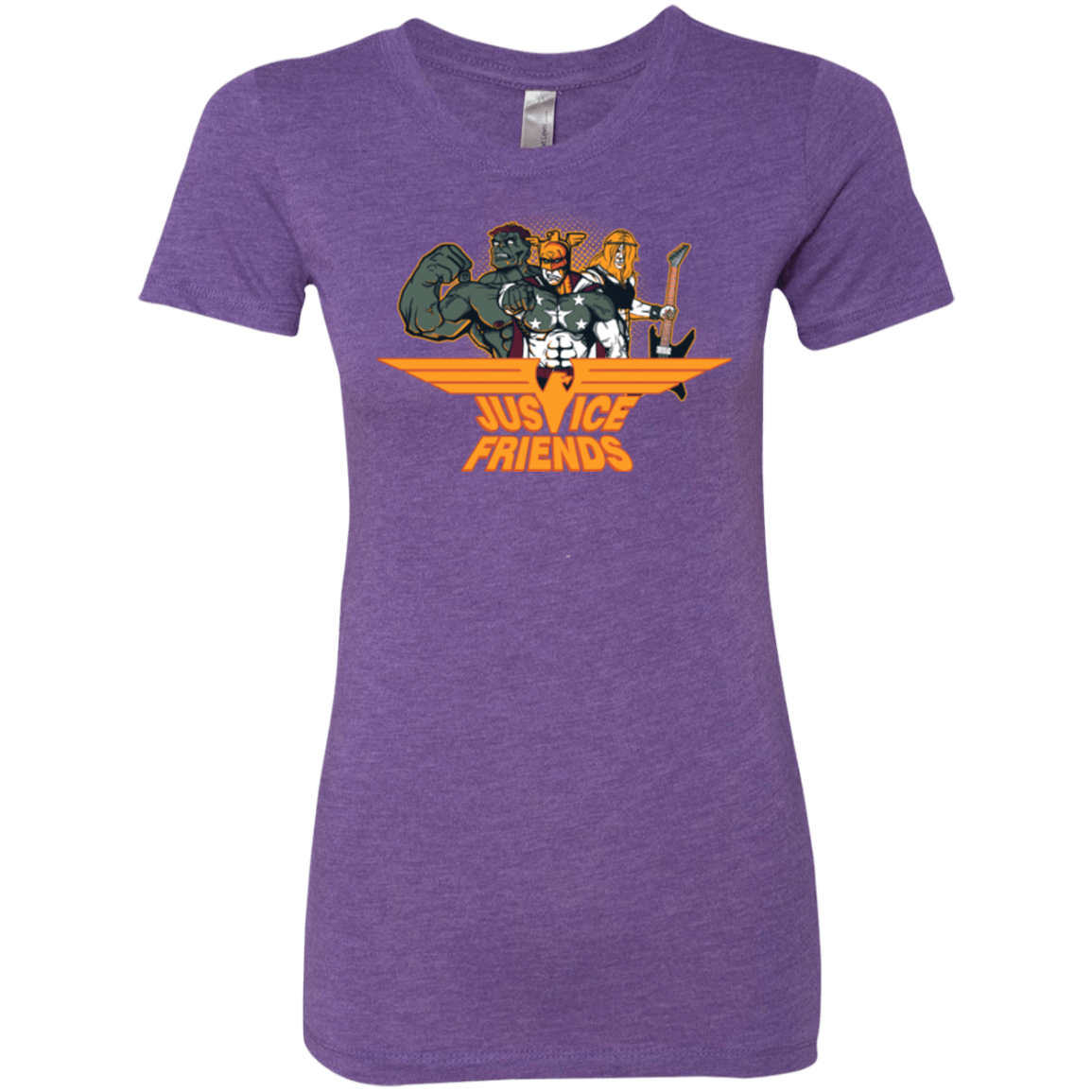 T-Shirts Purple Rush / S Justice Friends Women's Triblend T-Shirt