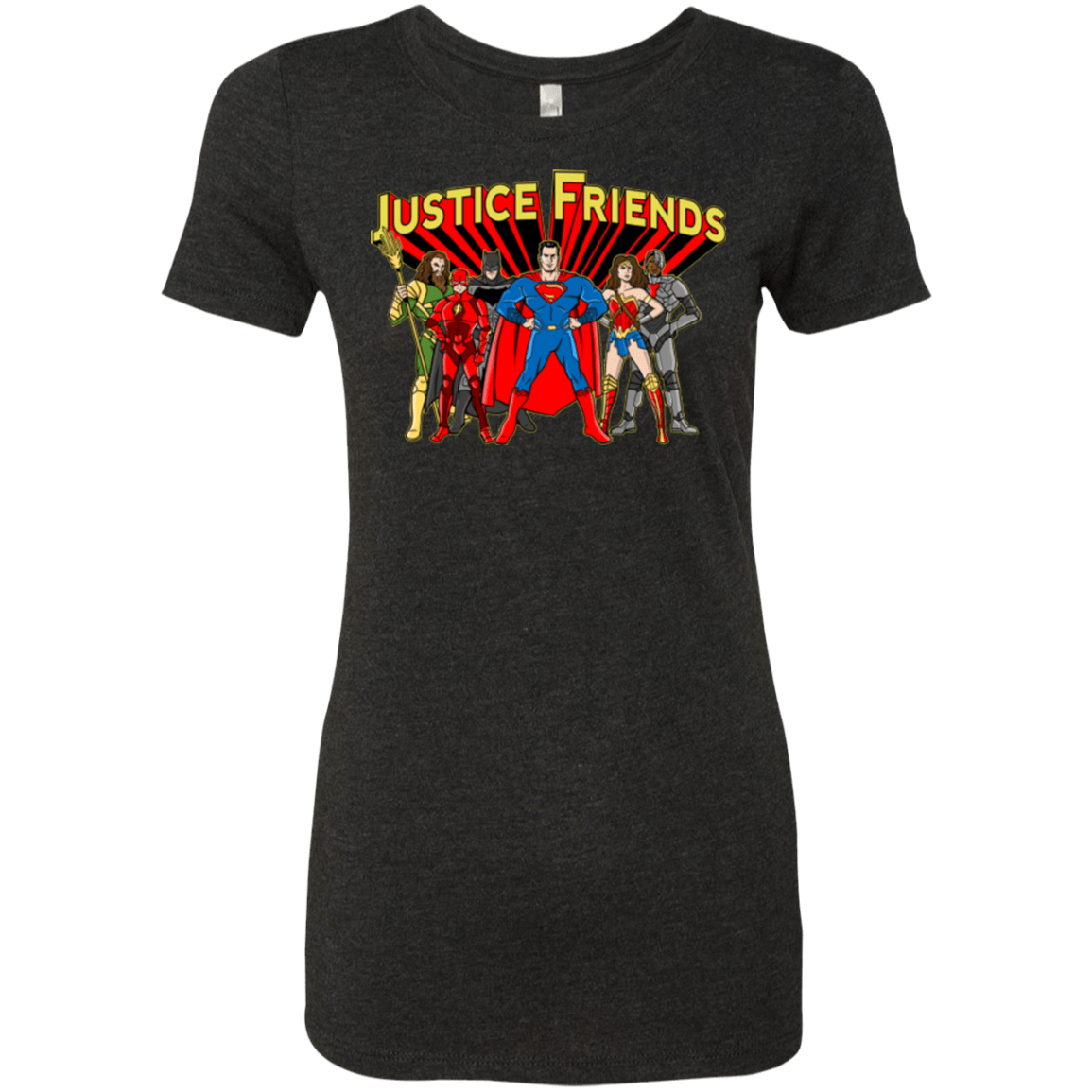 T-Shirts Vintage Black / Small Justice Friends Women's Triblend T-Shirt