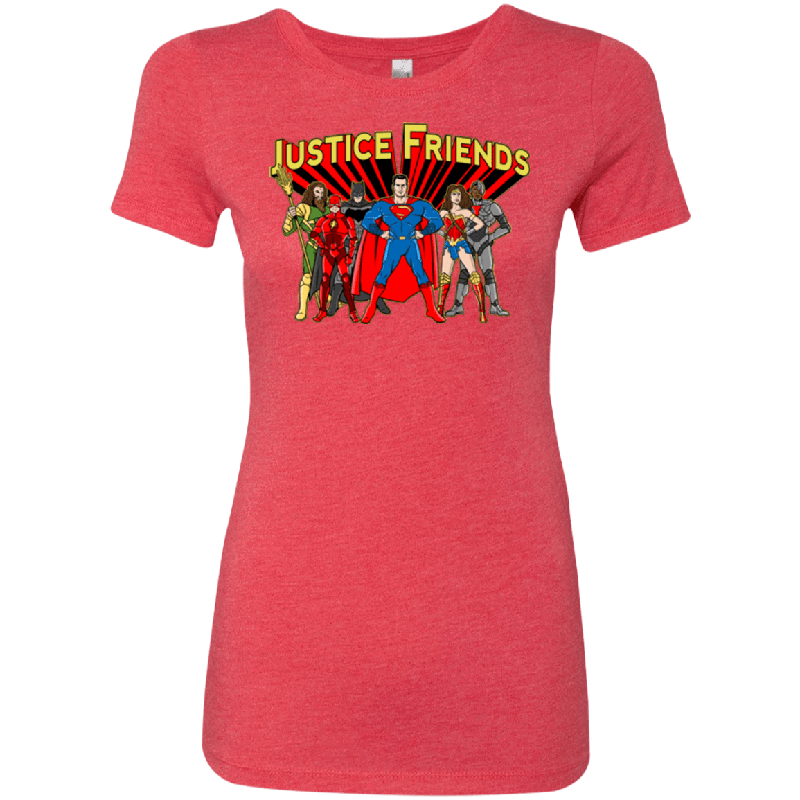 T-Shirts Vintage Red / Small Justice Friends Women's Triblend T-Shirt