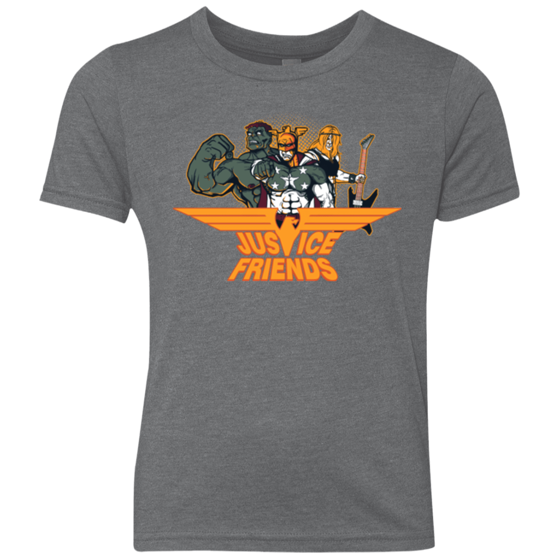 T-Shirts Premium Heather / YXS Justice Friends Youth Triblend T-Shirt