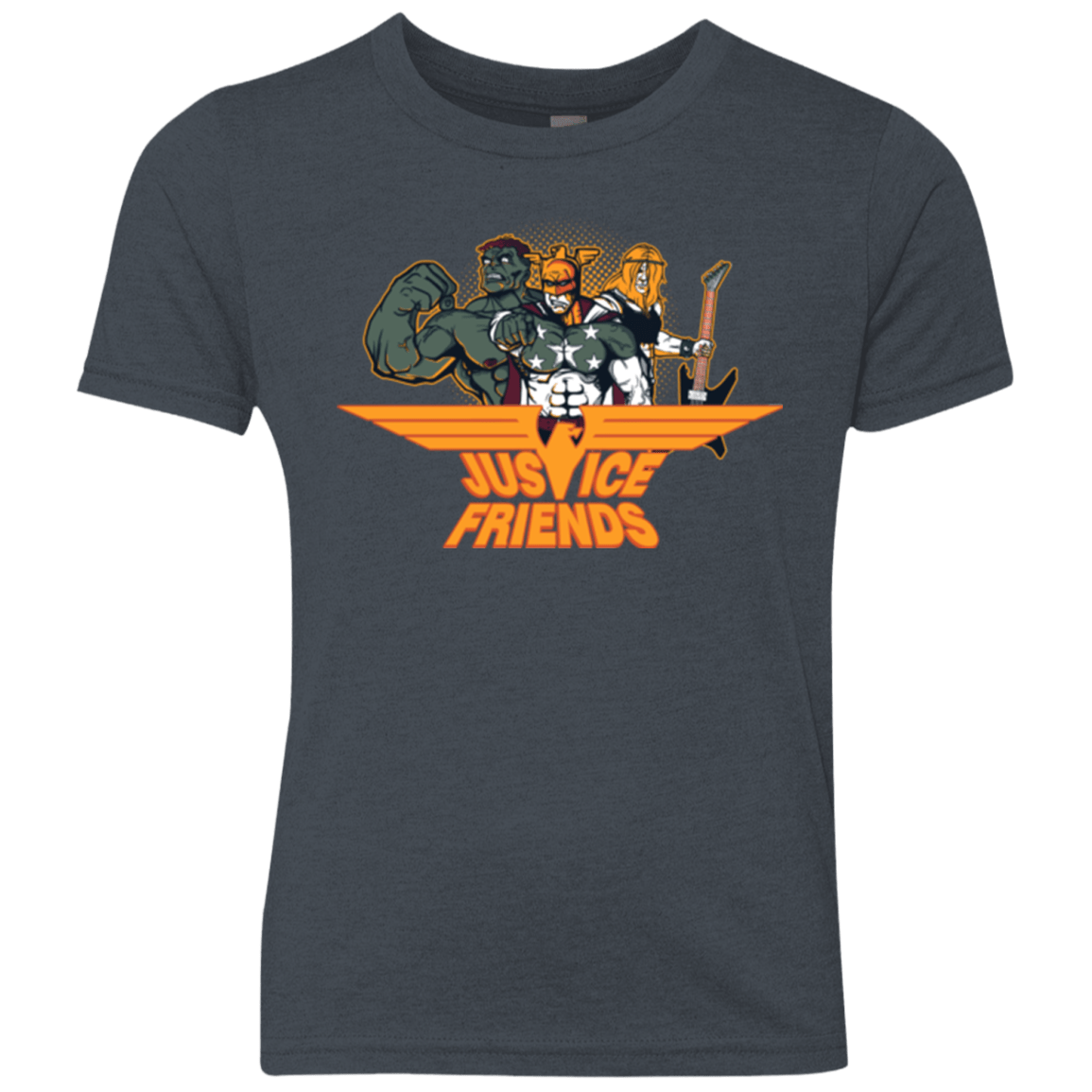 T-Shirts Vintage Navy / YXS Justice Friends Youth Triblend T-Shirt