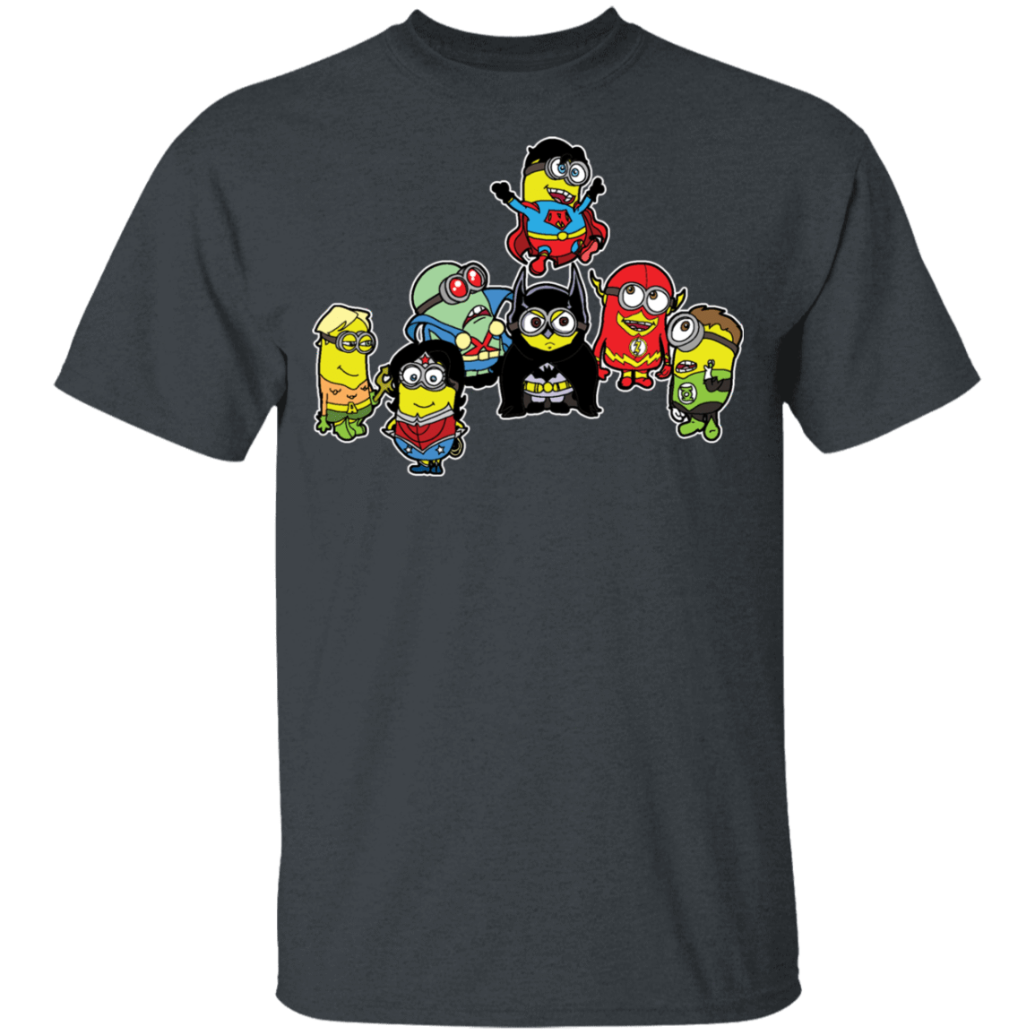 T-Shirts Dark Heather / YXS Justice Minions Youth T-Shirt