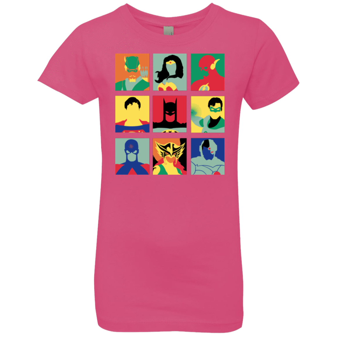 T-Shirts Hot Pink / YXS Justice Pop Girls Premium T-Shirt