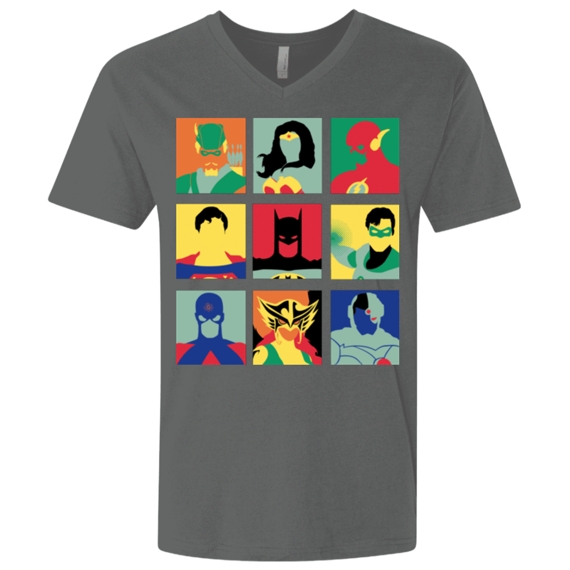 T-Shirts Heavy Metal / X-Small Justice Pop Men's Premium V-Neck