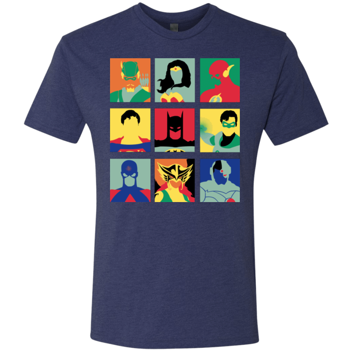 T-Shirts Vintage Navy / Small Justice Pop Men's Triblend T-Shirt