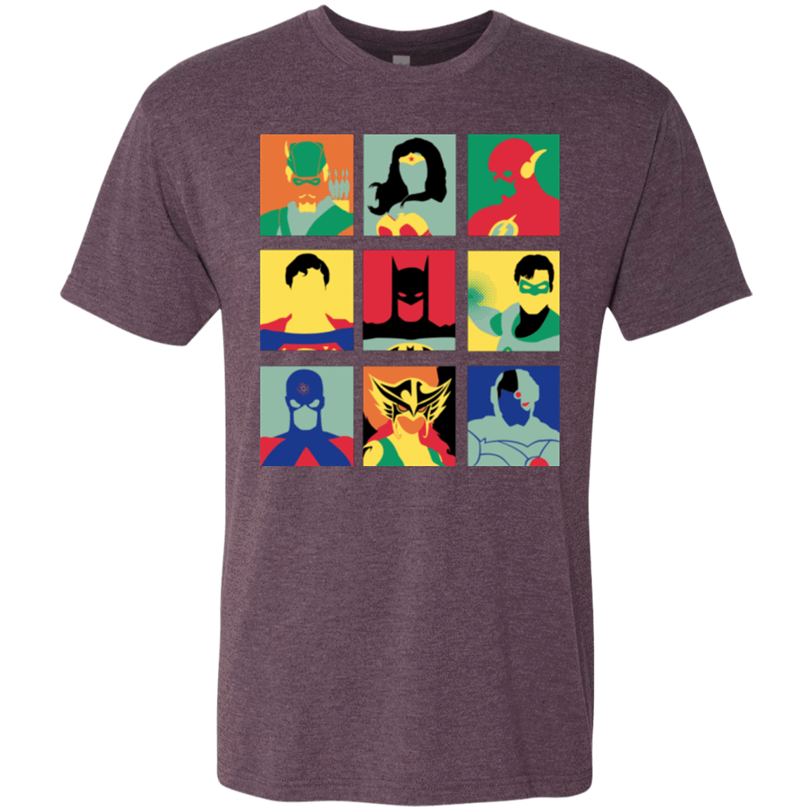 T-Shirts Vintage Purple / Small Justice Pop Men's Triblend T-Shirt