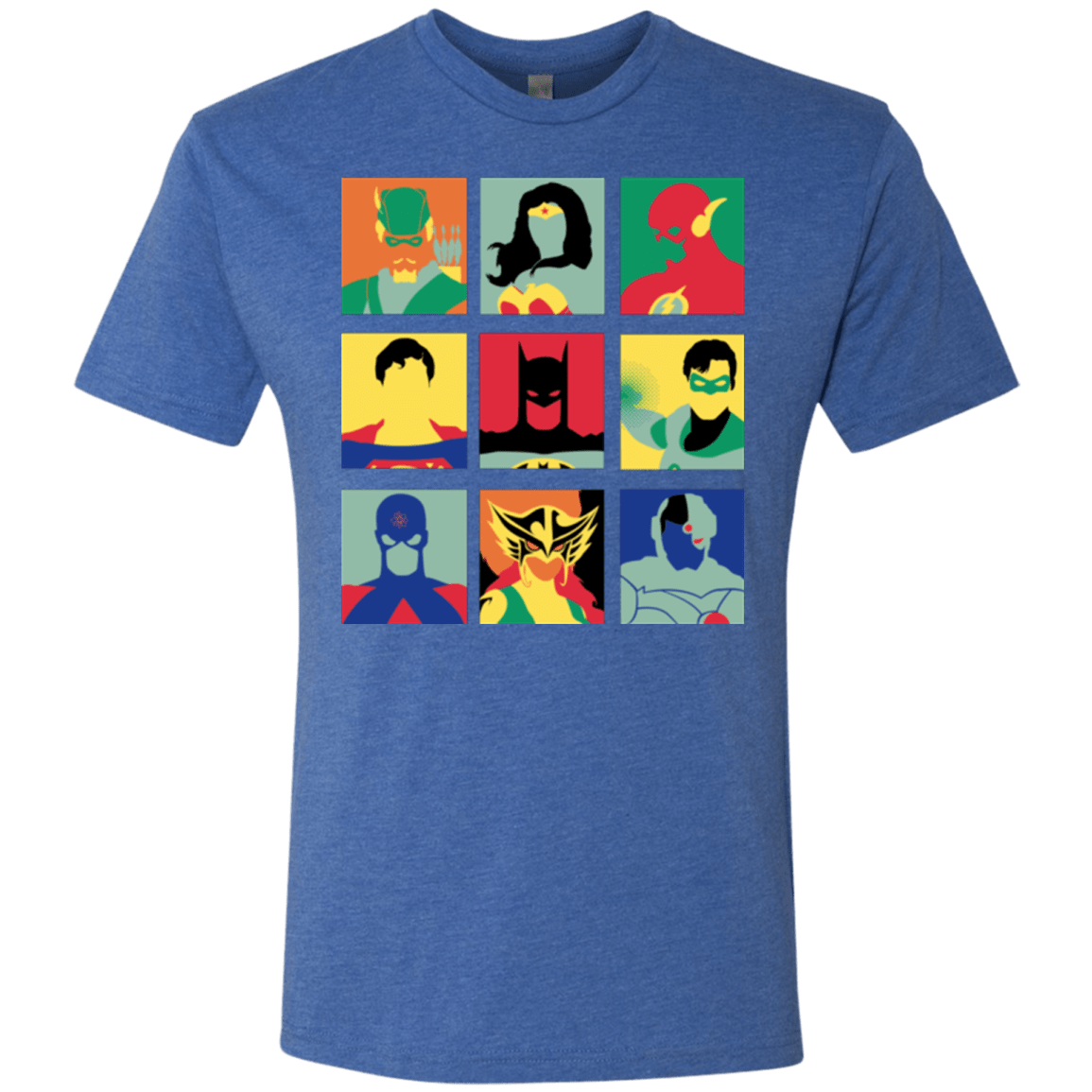 T-Shirts Vintage Royal / Small Justice Pop Men's Triblend T-Shirt