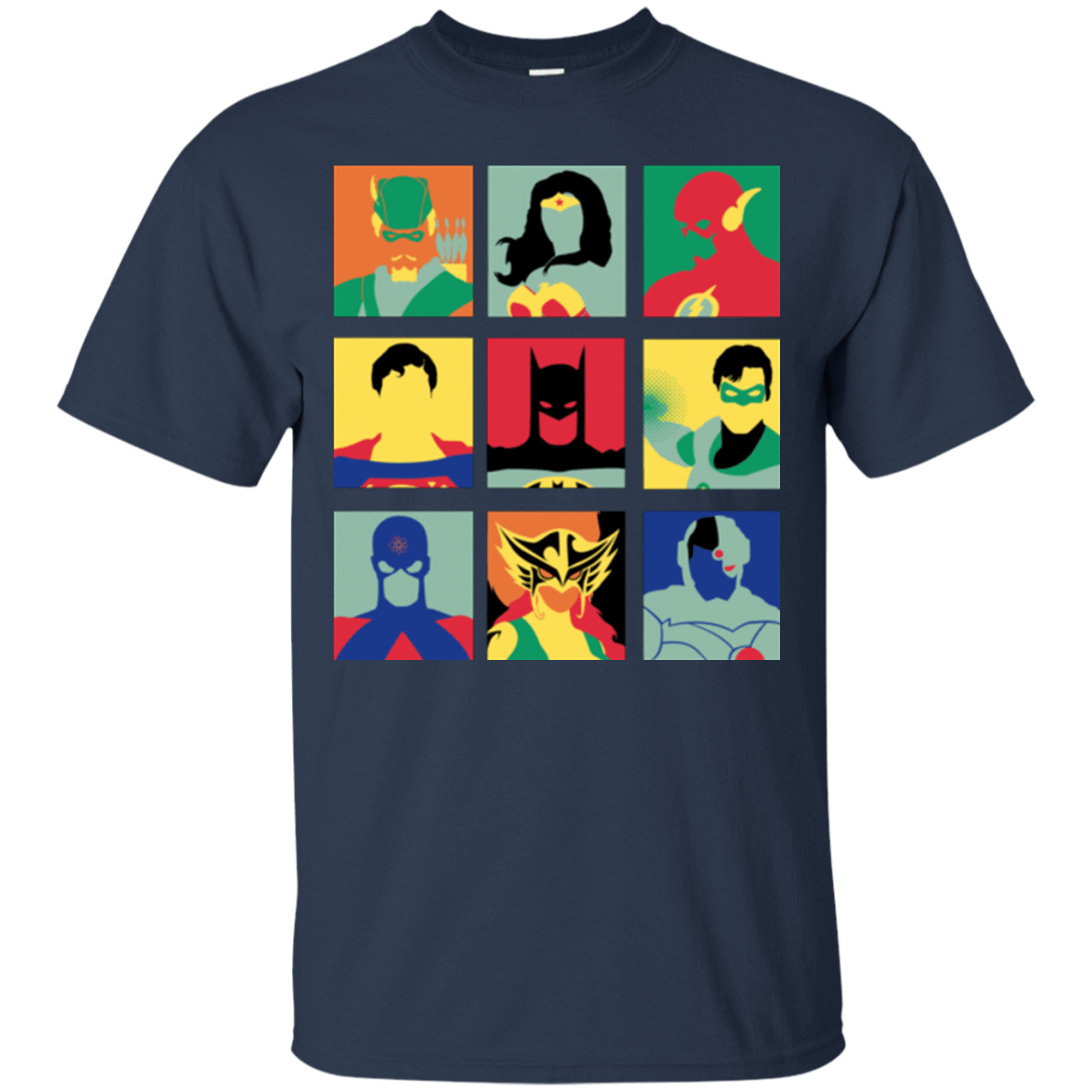 T-Shirts Navy / Small Justice Pop T-Shirt