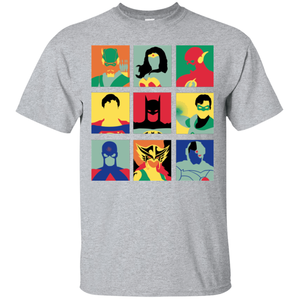 T-Shirts Sport Grey / Small Justice Pop T-Shirt