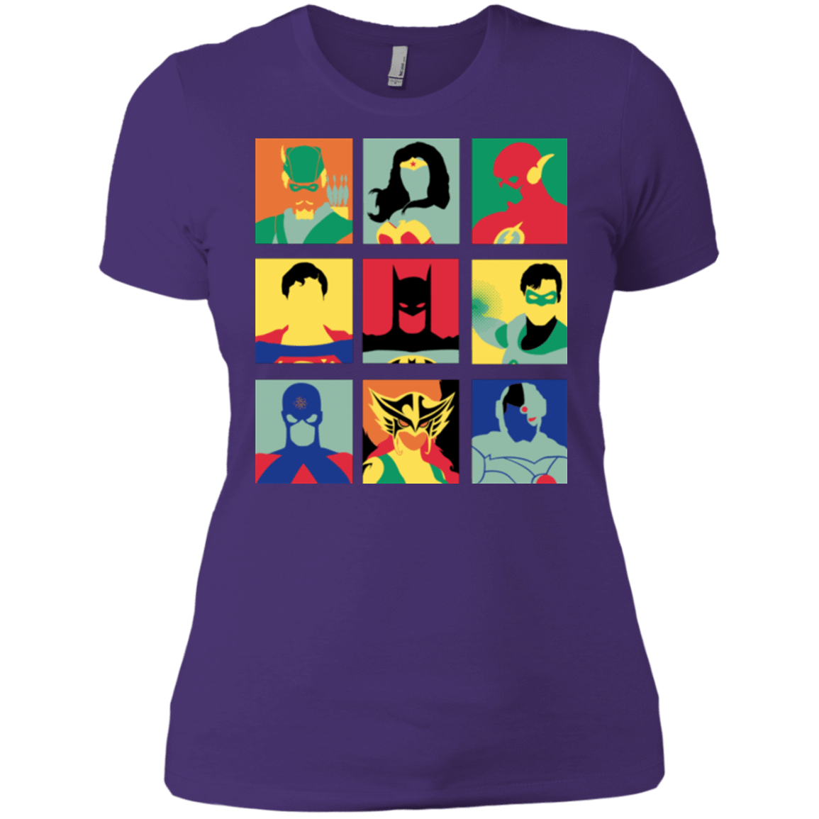 T-Shirts Purple / X-Small Justice Pop Women's Premium T-Shirt