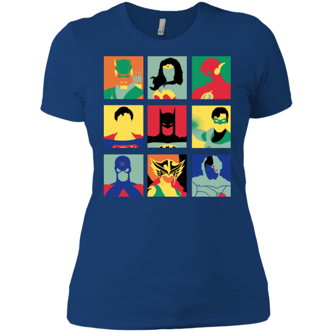 T-Shirts Royal / X-Small Justice Pop Women's Premium T-Shirt