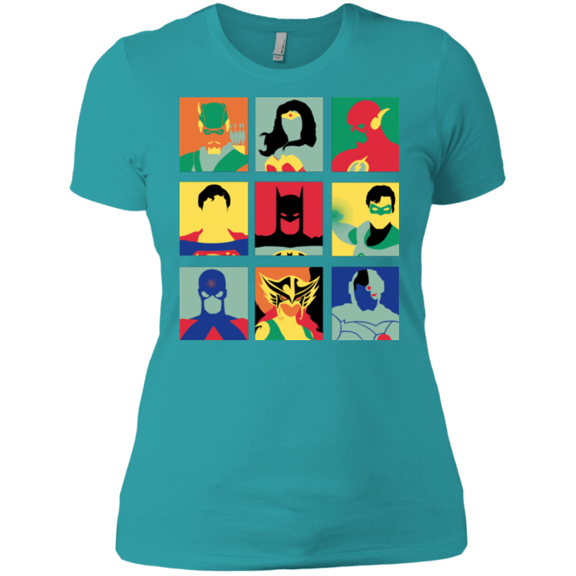 T-Shirts Tahiti Blue / X-Small Justice Pop Women's Premium T-Shirt