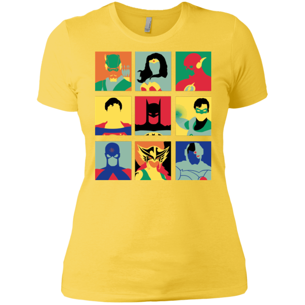 T-Shirts Vibrant Yellow / X-Small Justice Pop Women's Premium T-Shirt