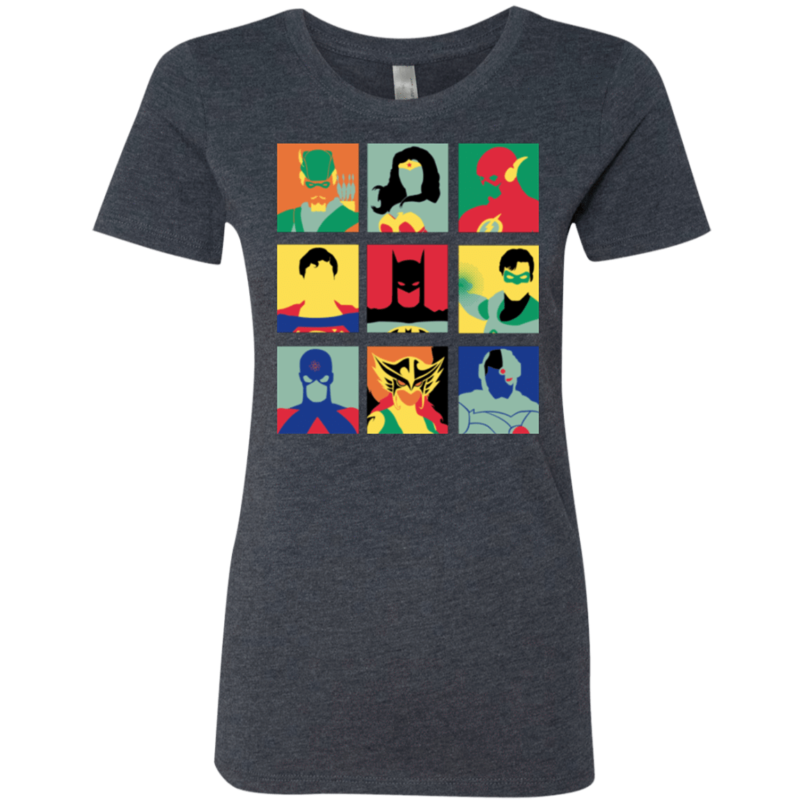 T-Shirts Vintage Navy / Small Justice Pop Women's Triblend T-Shirt