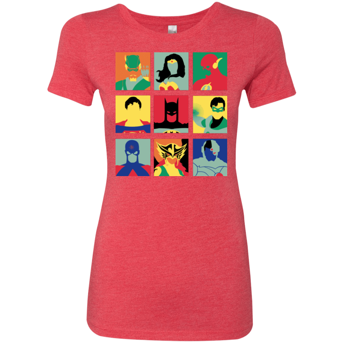 T-Shirts Vintage Red / Small Justice Pop Women's Triblend T-Shirt