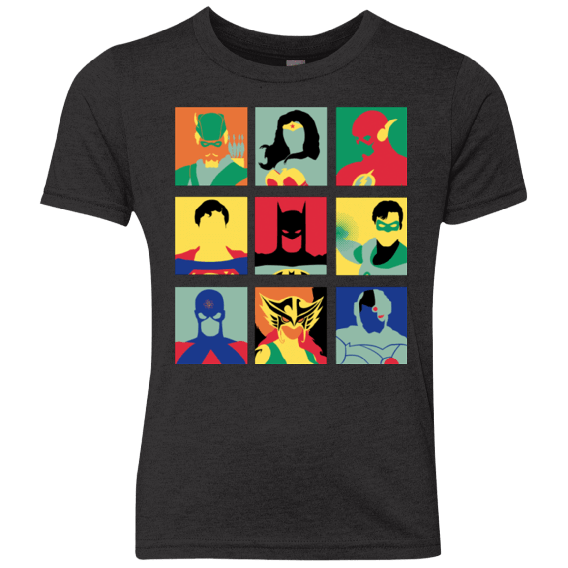 T-Shirts Vintage Black / YXS Justice Pop Youth Triblend T-Shirt