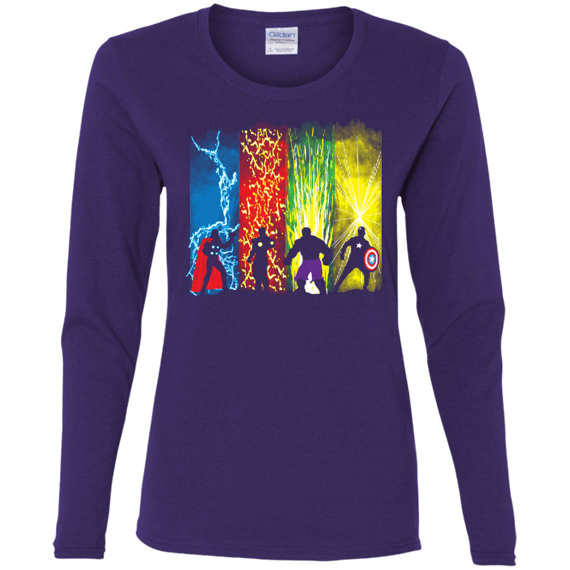 T-Shirts Purple / S Justice Prevails Women's Long Sleeve T-Shirt