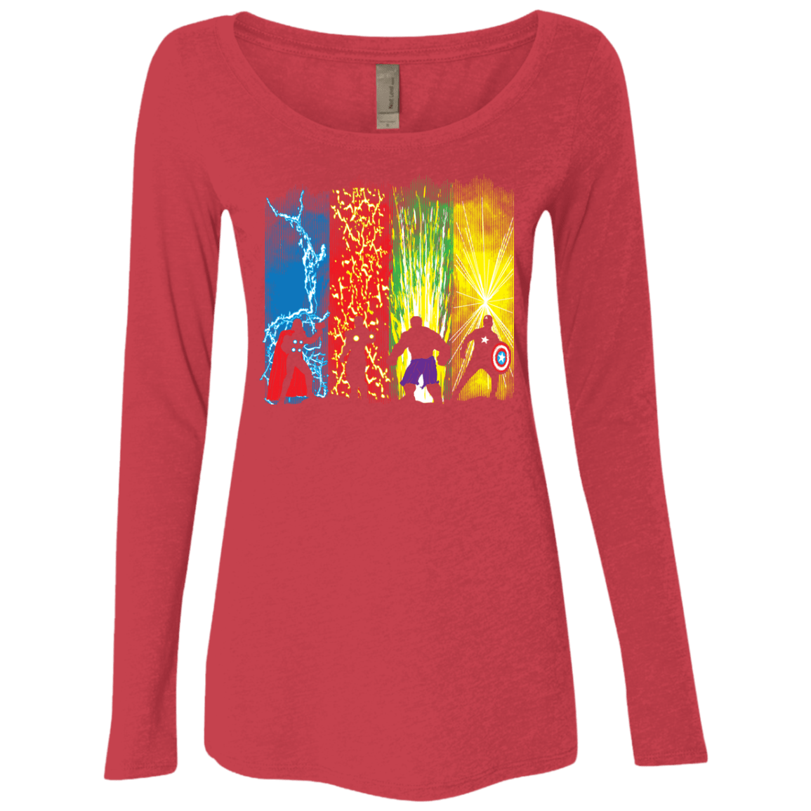 T-Shirts Vintage Red / S Justice Prevails Women's Triblend Long Sleeve Shirt