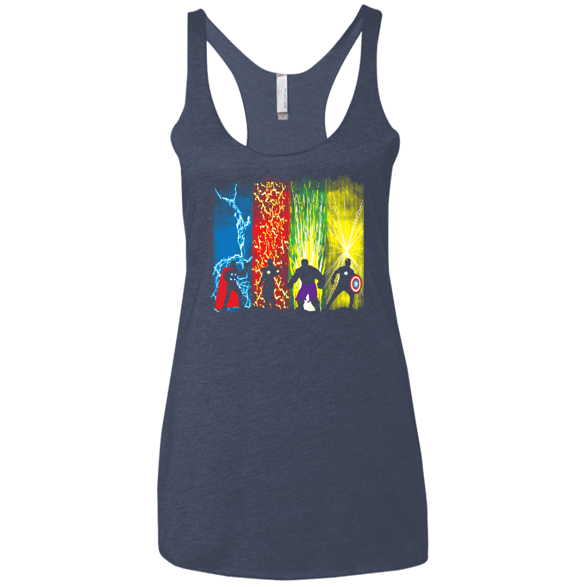 T-Shirts Vintage Navy / X-Small Justice Prevails Women's Triblend Racerback Tank