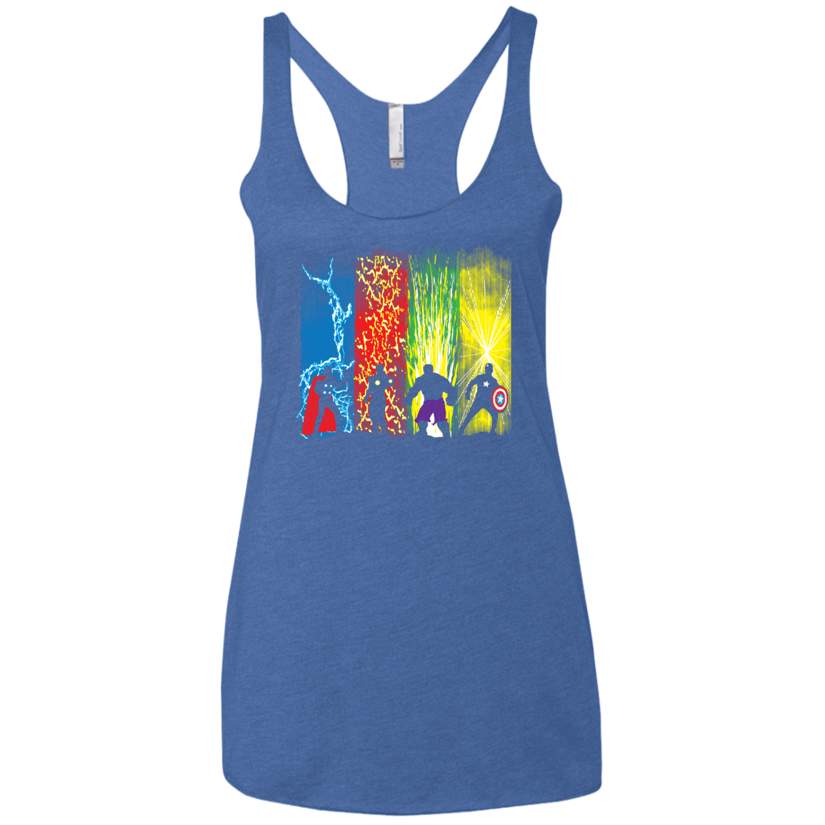 T-Shirts Vintage Royal / X-Small Justice Prevails Women's Triblend Racerback Tank
