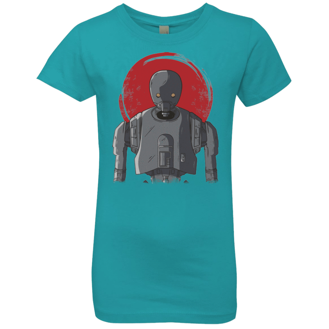 T-Shirts Tahiti Blue / YXS K-2SO Girls Premium T-Shirt