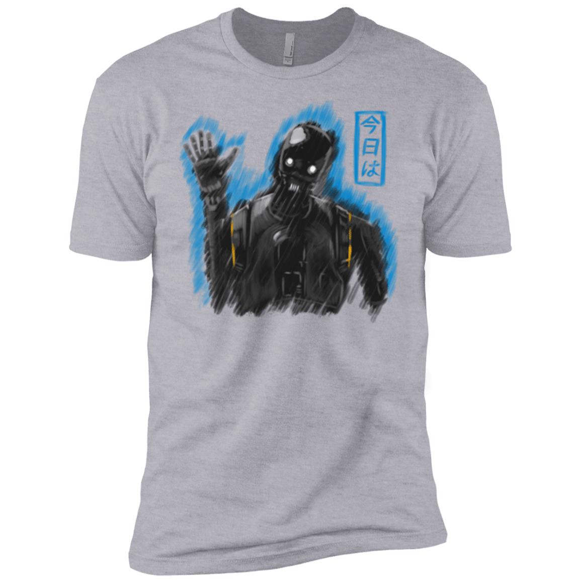 T-Shirts Heather Grey / X-Small K-2SO Men's Premium T-Shirt