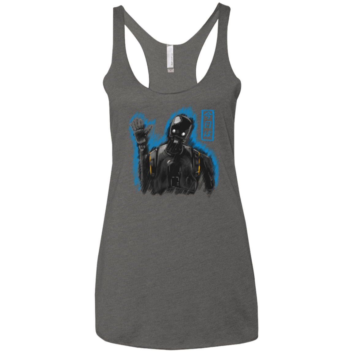T-Shirts Premium Heather / X-Small K-2SO Women's Triblend Racerback Tank