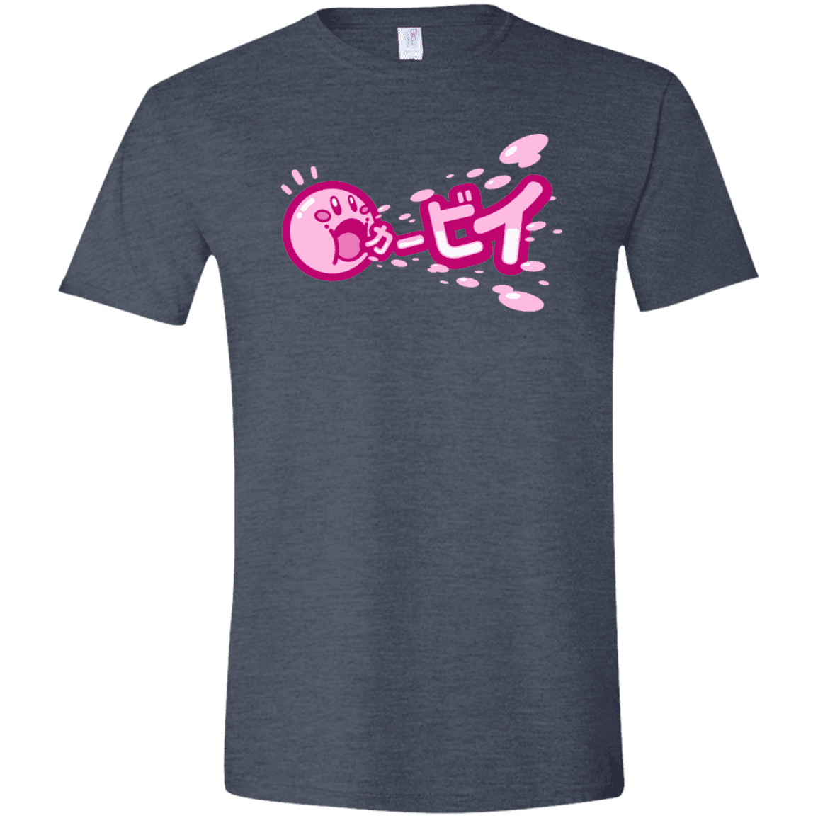 T-Shirts Heather Navy / S Kabi Men's Semi-Fitted Softstyle