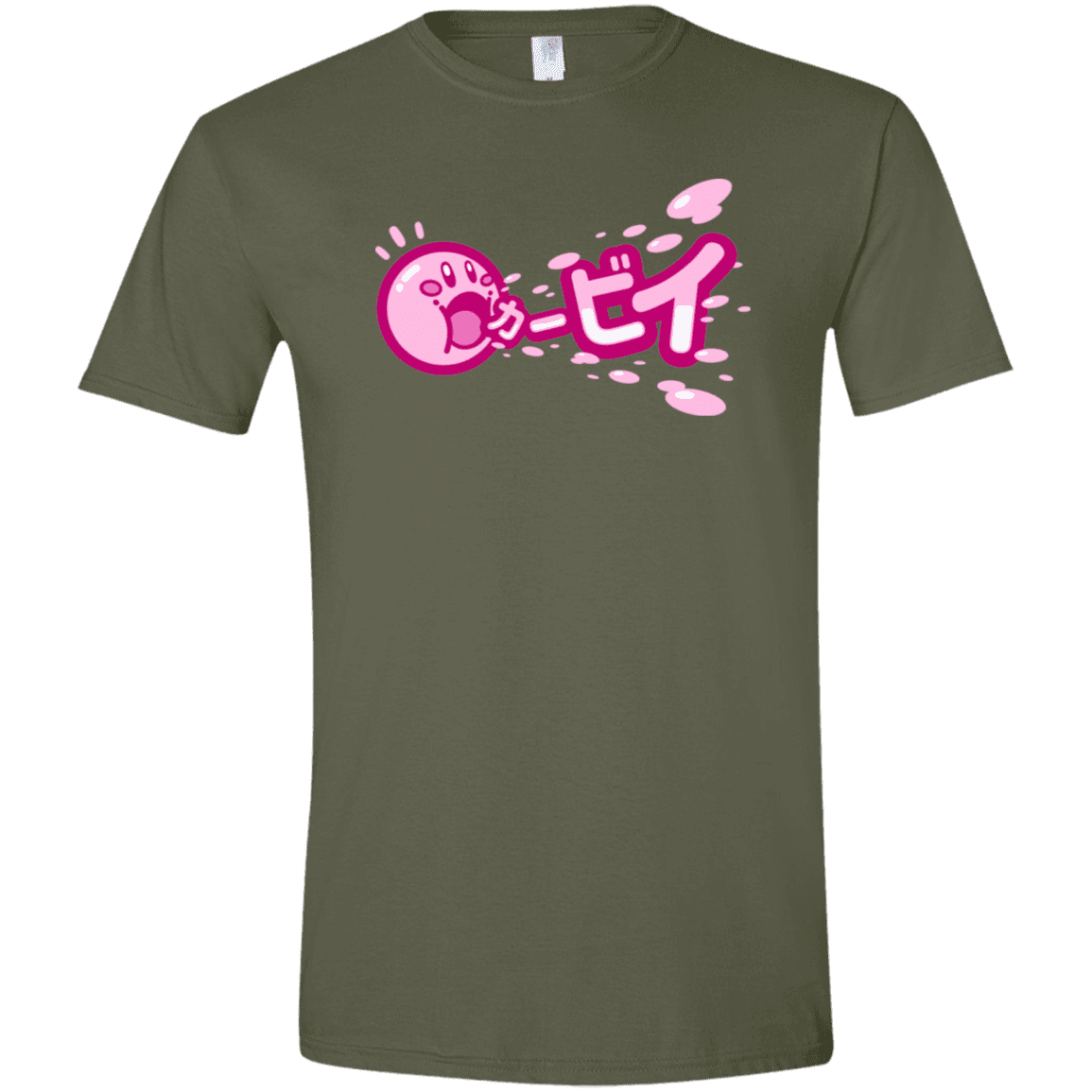 T-Shirts Military Green / S Kabi Men's Semi-Fitted Softstyle