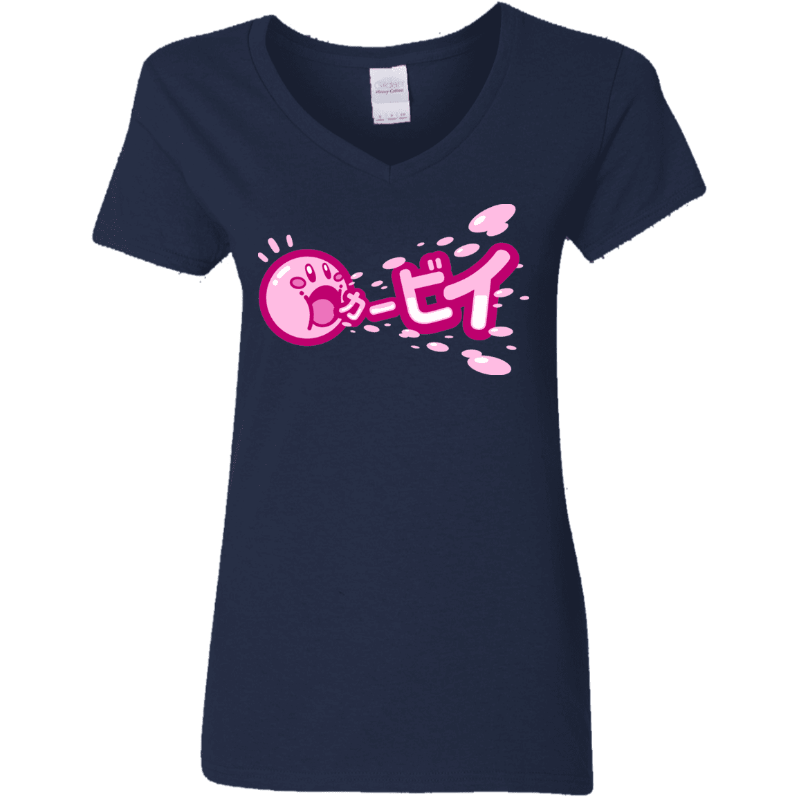 T-Shirts Navy / S Kabi Women's V-Neck T-Shirt