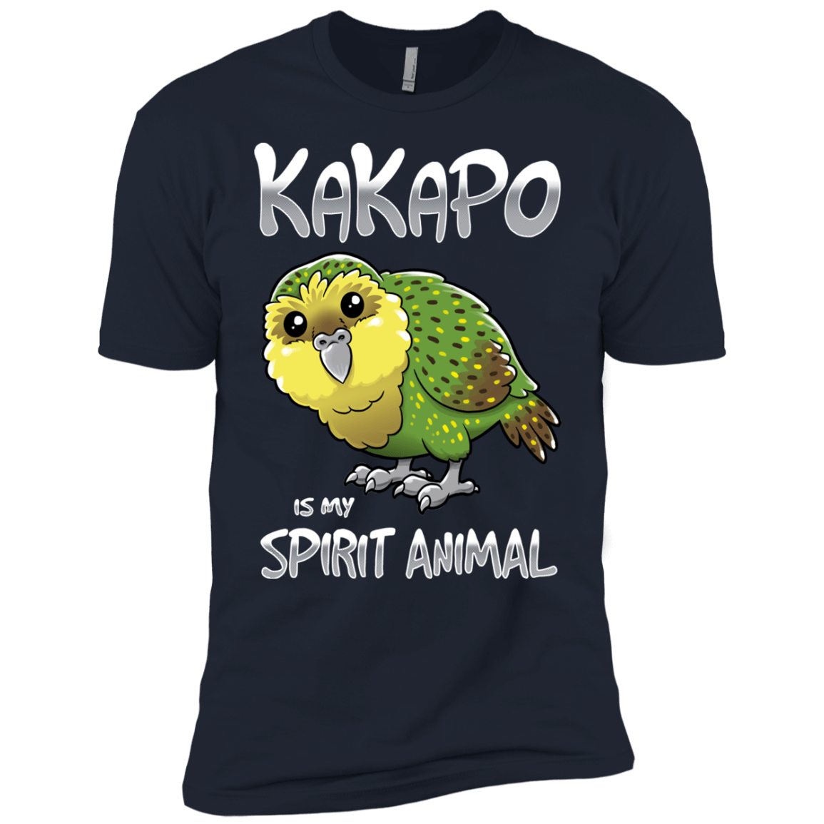 T-Shirts Midnight Navy / YXS Kakapo Spirit Animal Boys Premium T-Shirt